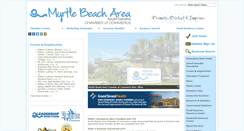 Desktop Screenshot of myrtlebeachareachamber.com