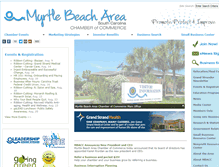 Tablet Screenshot of myrtlebeachareachamber.com